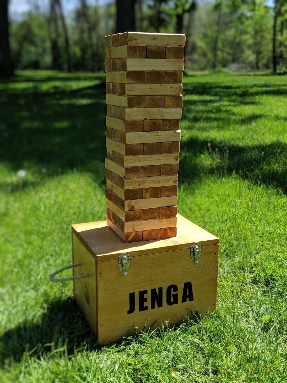 huge jenga game